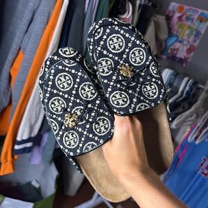 Tory Burch Black Loafers